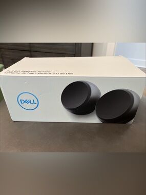 Dell AE215 2.0 Speaker System 5W RMS Desktop Black 5177M Tested Great